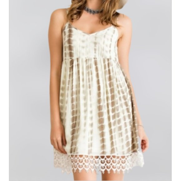 Entro - Women's Striped tie dress